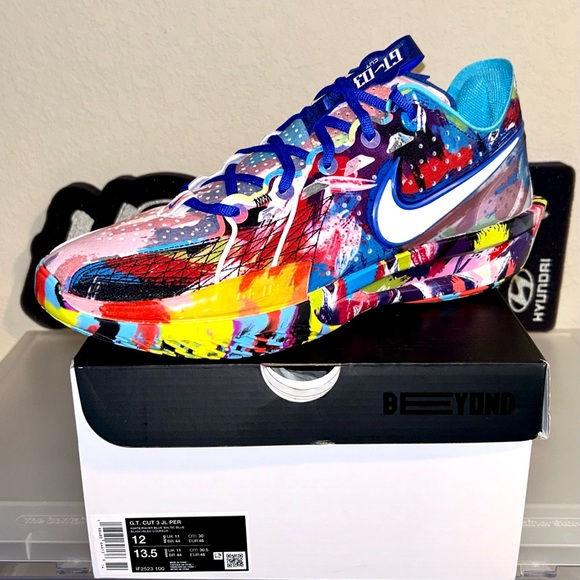 Brand New Nike Air Zoom GT Cut 3 “Jewell Loyd Paint Splatter” - Picture 5 of 9
